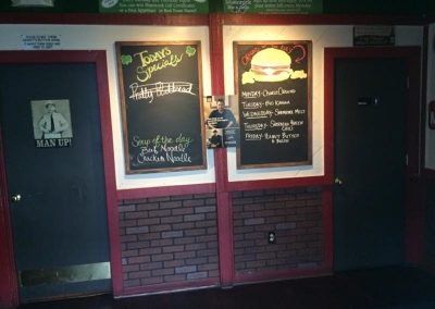 bar restaurant print media ad