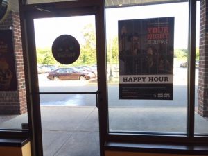 bar restaurant print media ad