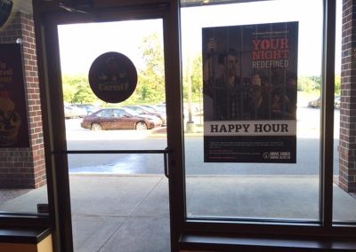 bar restaurant print media ad