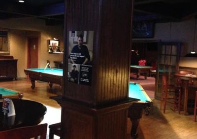 bar restaurant print media ad