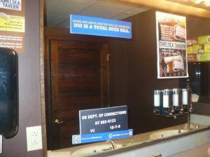 bar restaurant print media