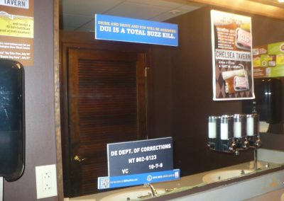 bar restaurant print media