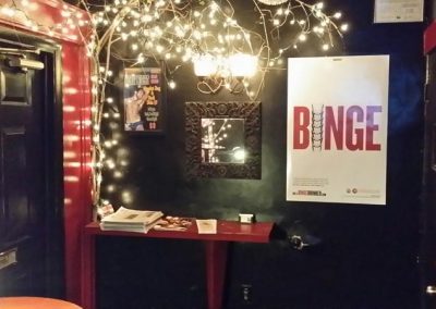 bar restaurant print media