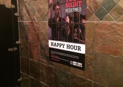 bar restaurant print media ad