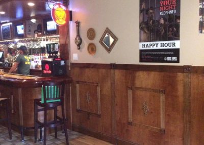 bar restaurant print media ad