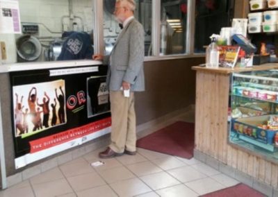 car wash print media ad