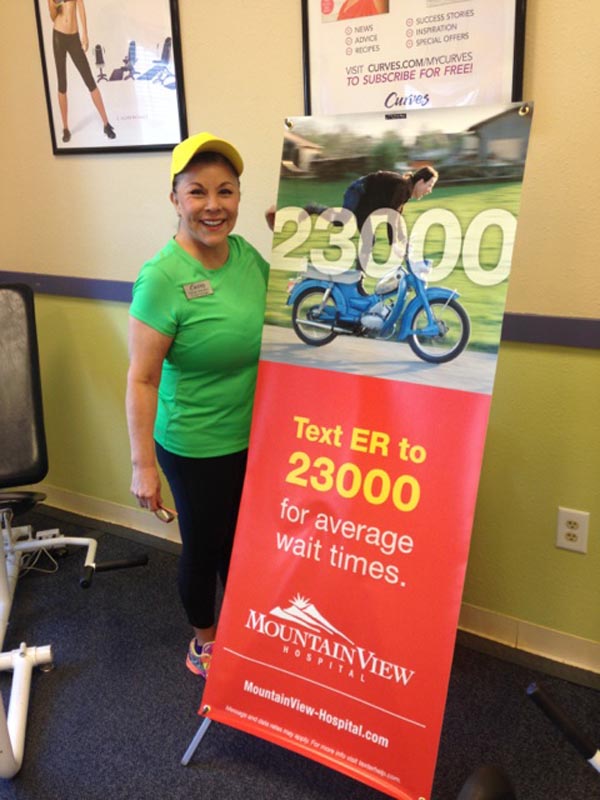 curves womens fitness print media