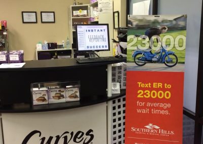 curves womens fitness advertisement