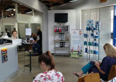 hair salon print media ad