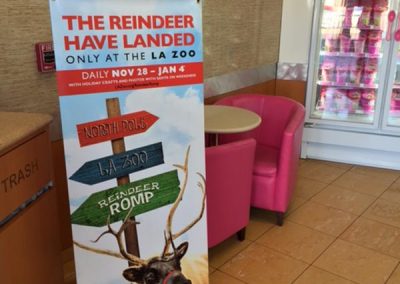 ice cream parlor banner media ad