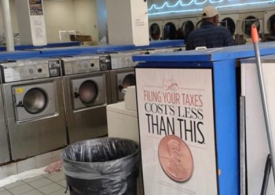 laundry mats print media advertising