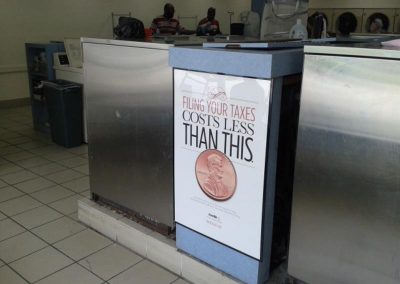 laundry mats print media advertising