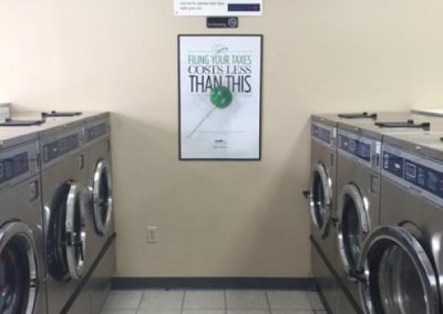 laundry mats print media advertising