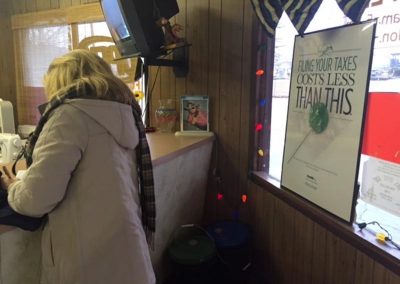 laundry mats print media advertising