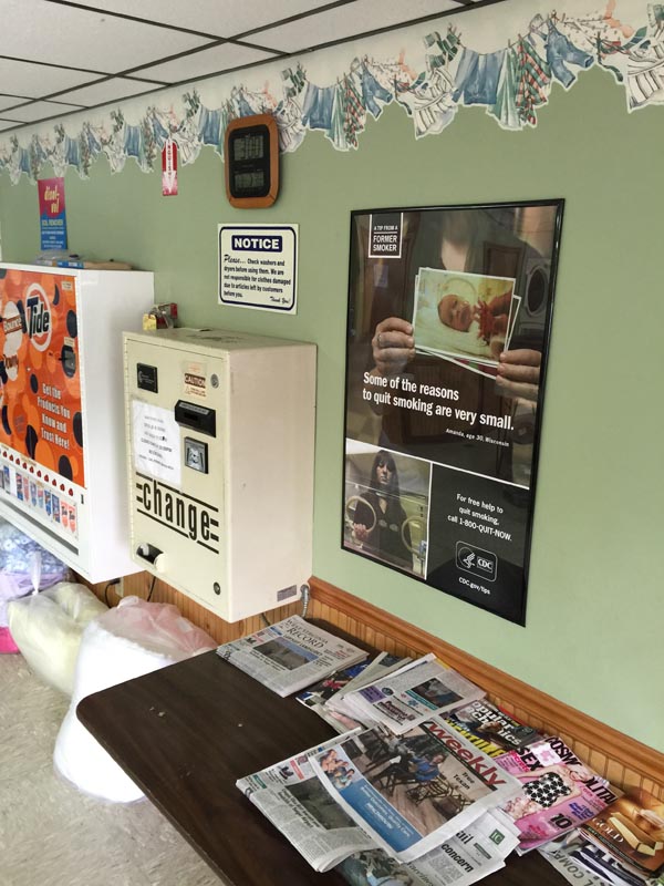 laundry mats print media ad