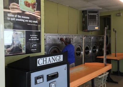 laundry mats print media advertisement