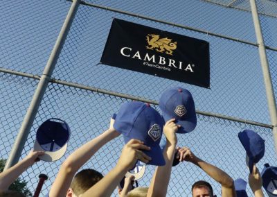 cambria youth team sports banner advertising