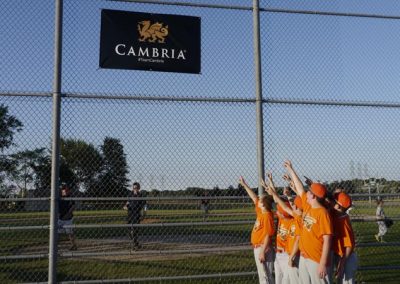 cambria youth team sports banner advertisement