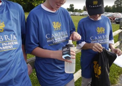 Cambria youth team sports t-shirt