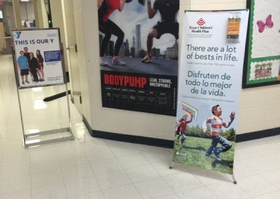 recreation center media advertisement banners