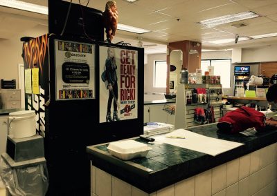 recreation center print media banner ad