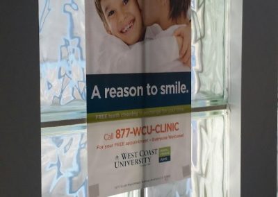 West coast university banner advertisement