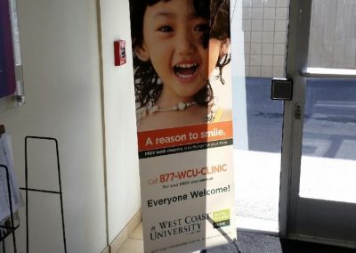 West coast university banner ads