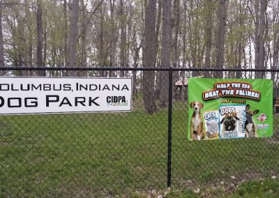 Dog park banner