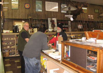 Justified shooting shop